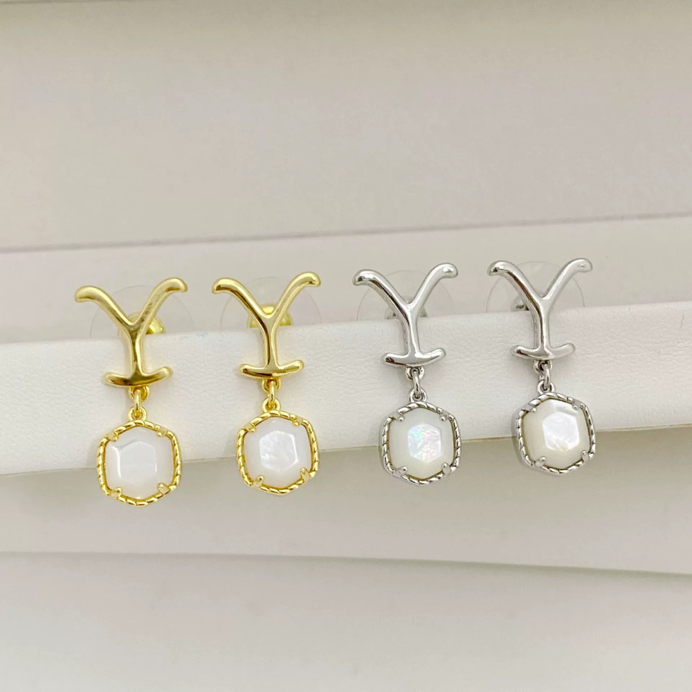 Kendra Scott Cat Eye Drop Earrings Personality